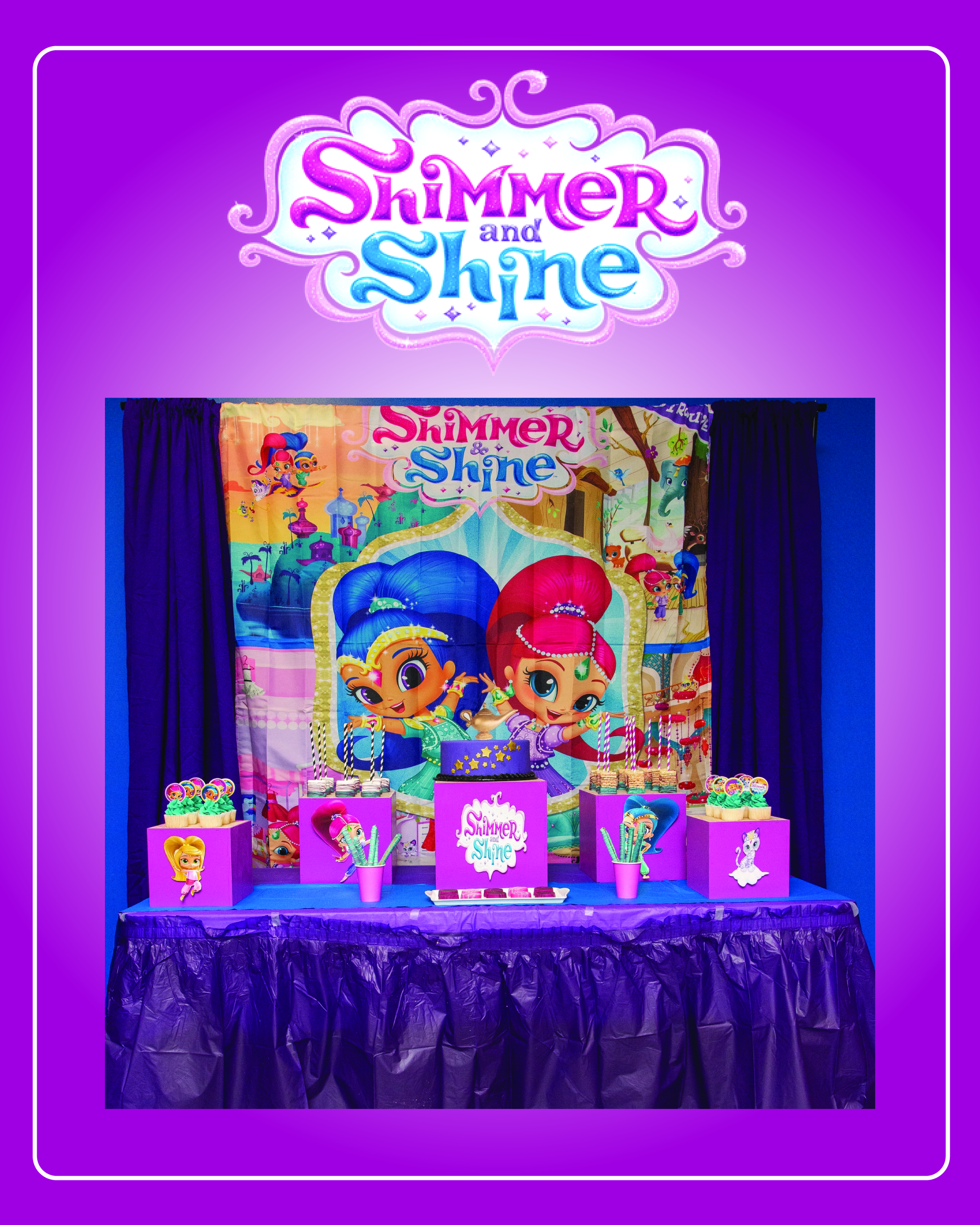 A Shimmer and Shine Birthday Party